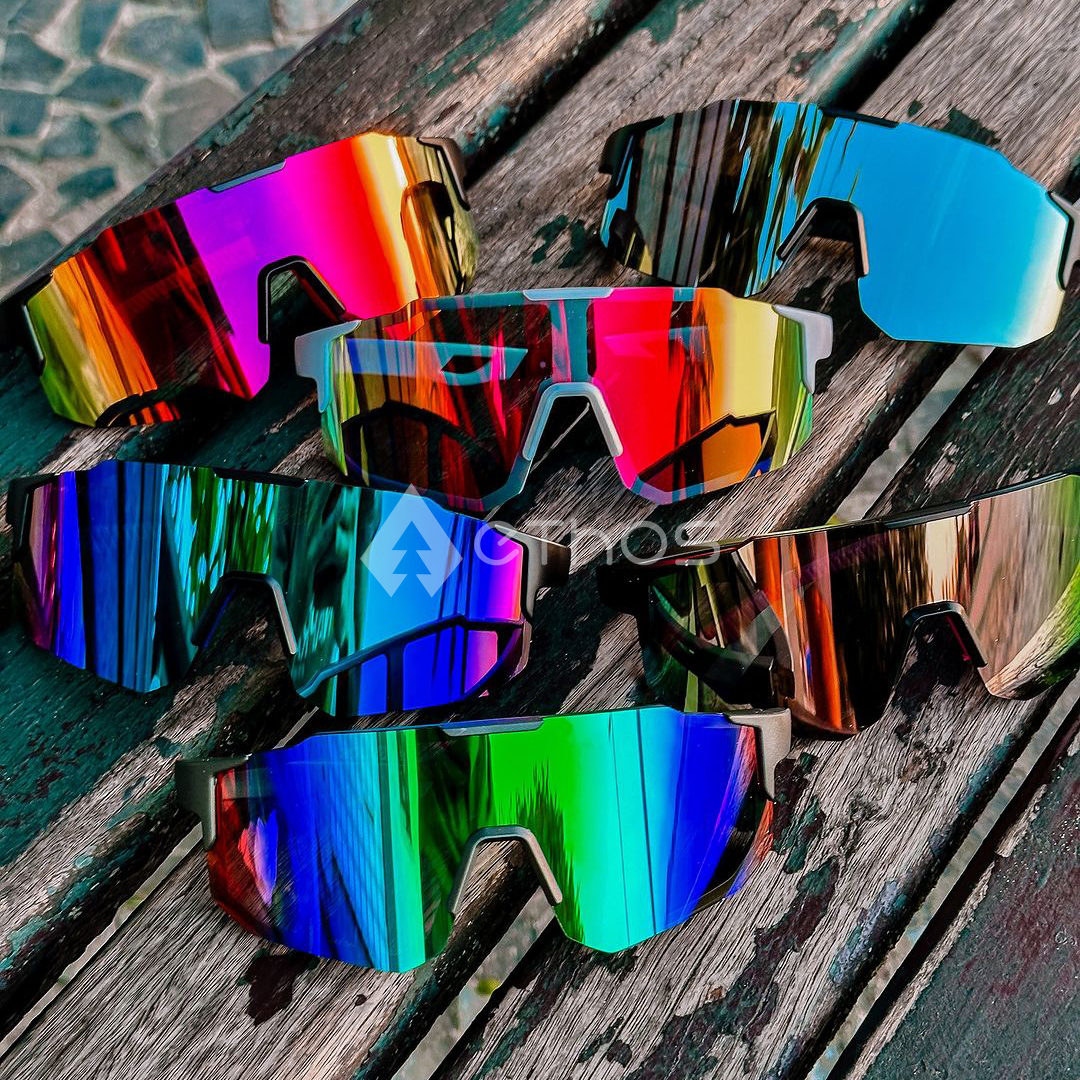Kit 2 Windproof - Óculos de Sol para Corrida Ciclismo