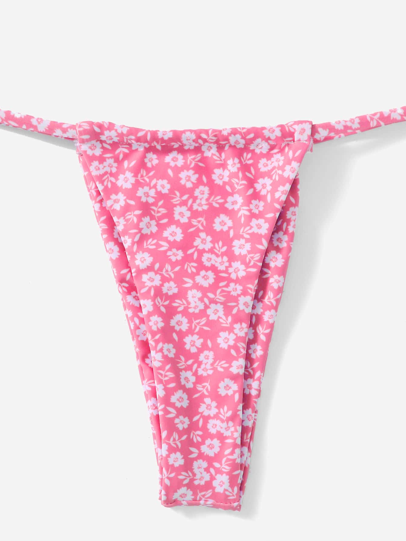 Biquíni Floral Com Laço Nas Costas