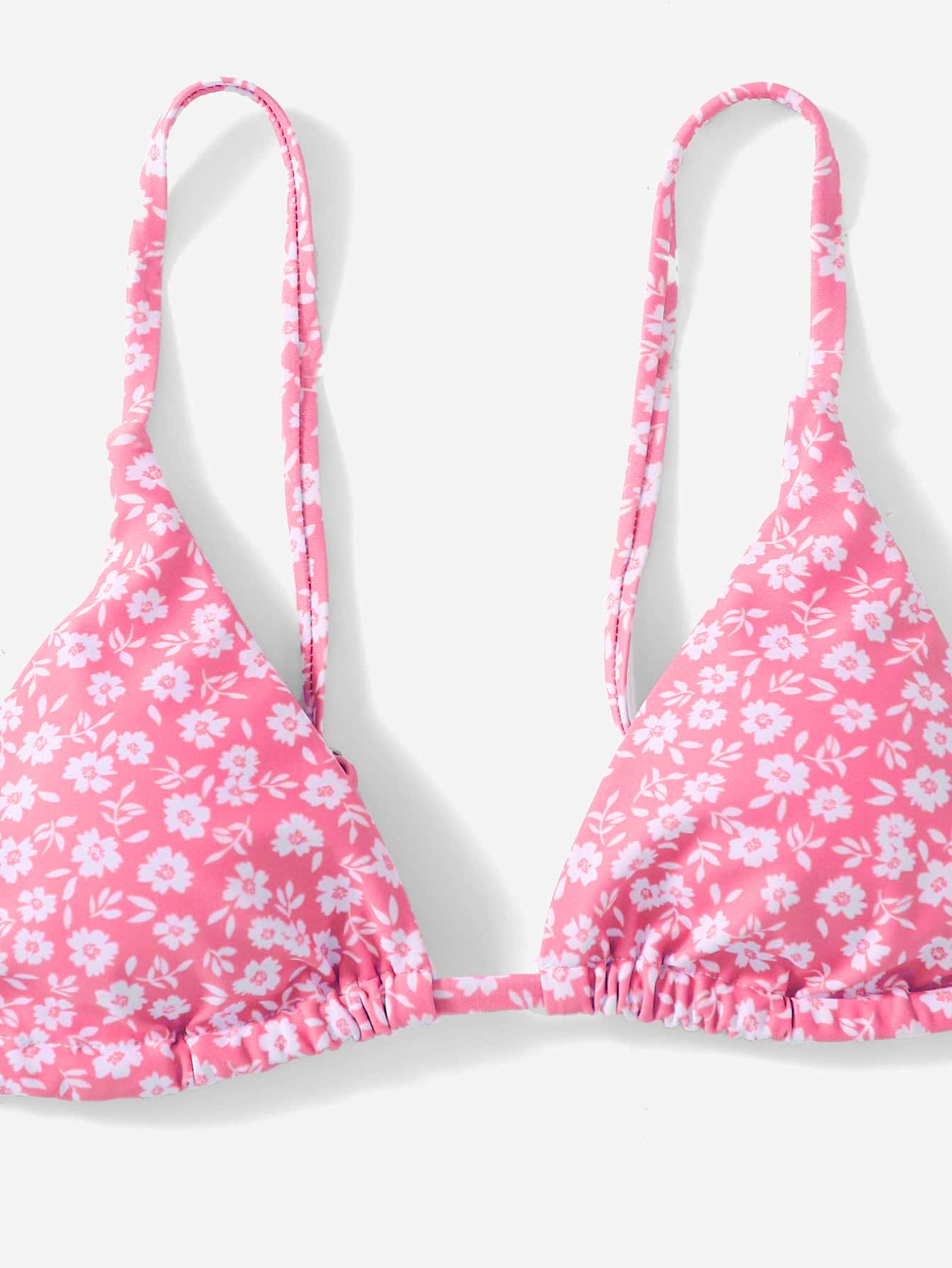 Biquíni Floral Com Laço Nas Costas