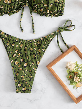 Biquíni Estampado Leopardo E Floral
