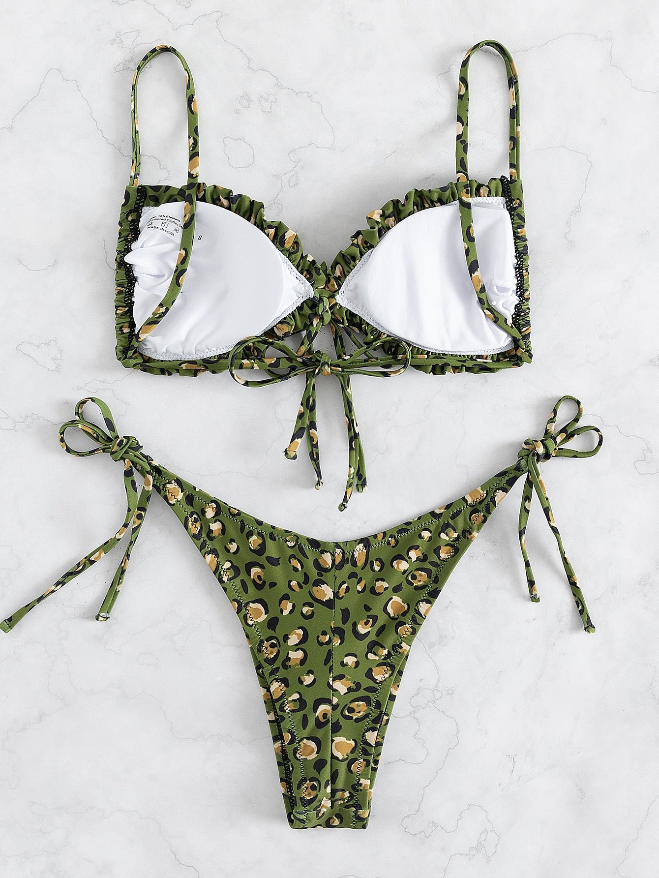 Biquíni Estampado Leopardo E Floral