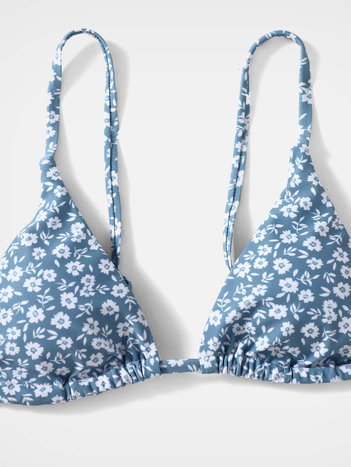 Biquíni Floral Com Laço Nas Costas
