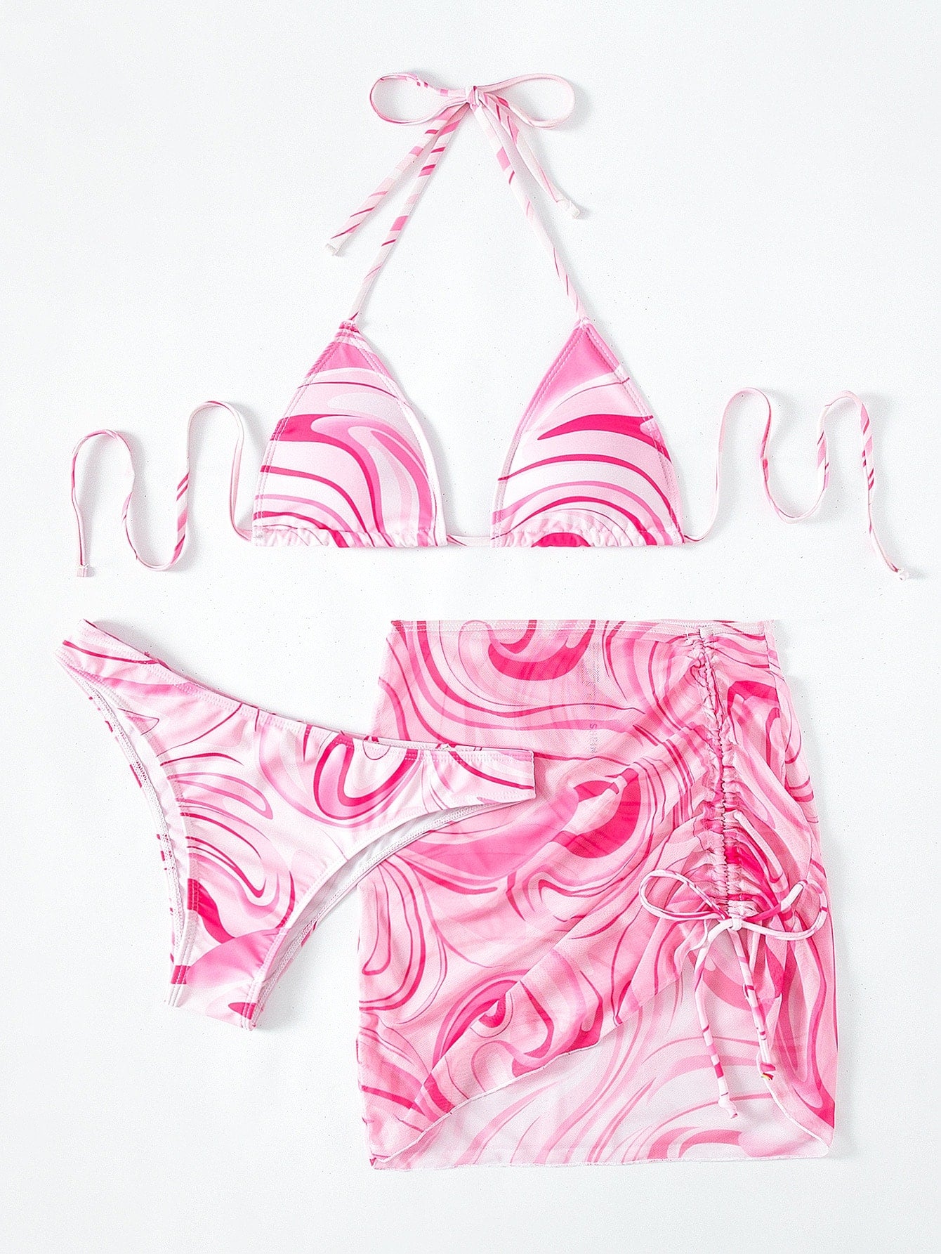 Conjunto Praia Com Saída Estampada