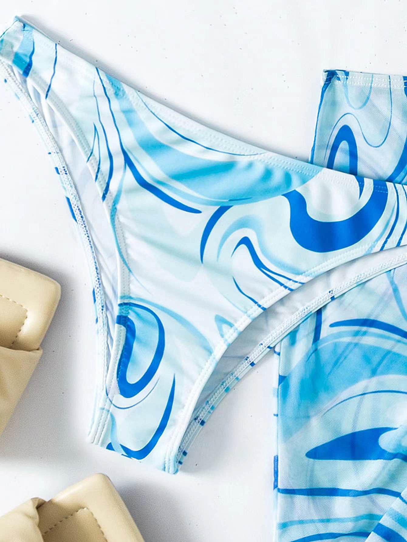 Conjunto Praia Com Saída Estampada