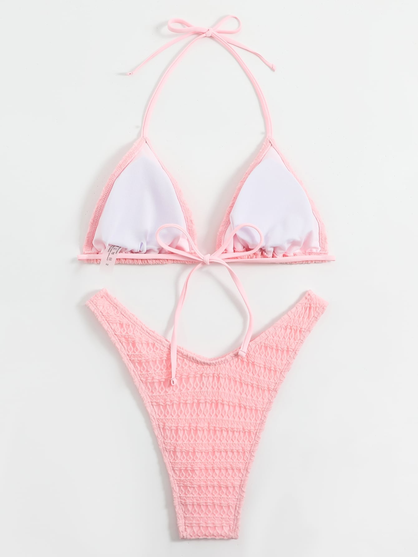 Biquíni Texturizado Halter Sexy
