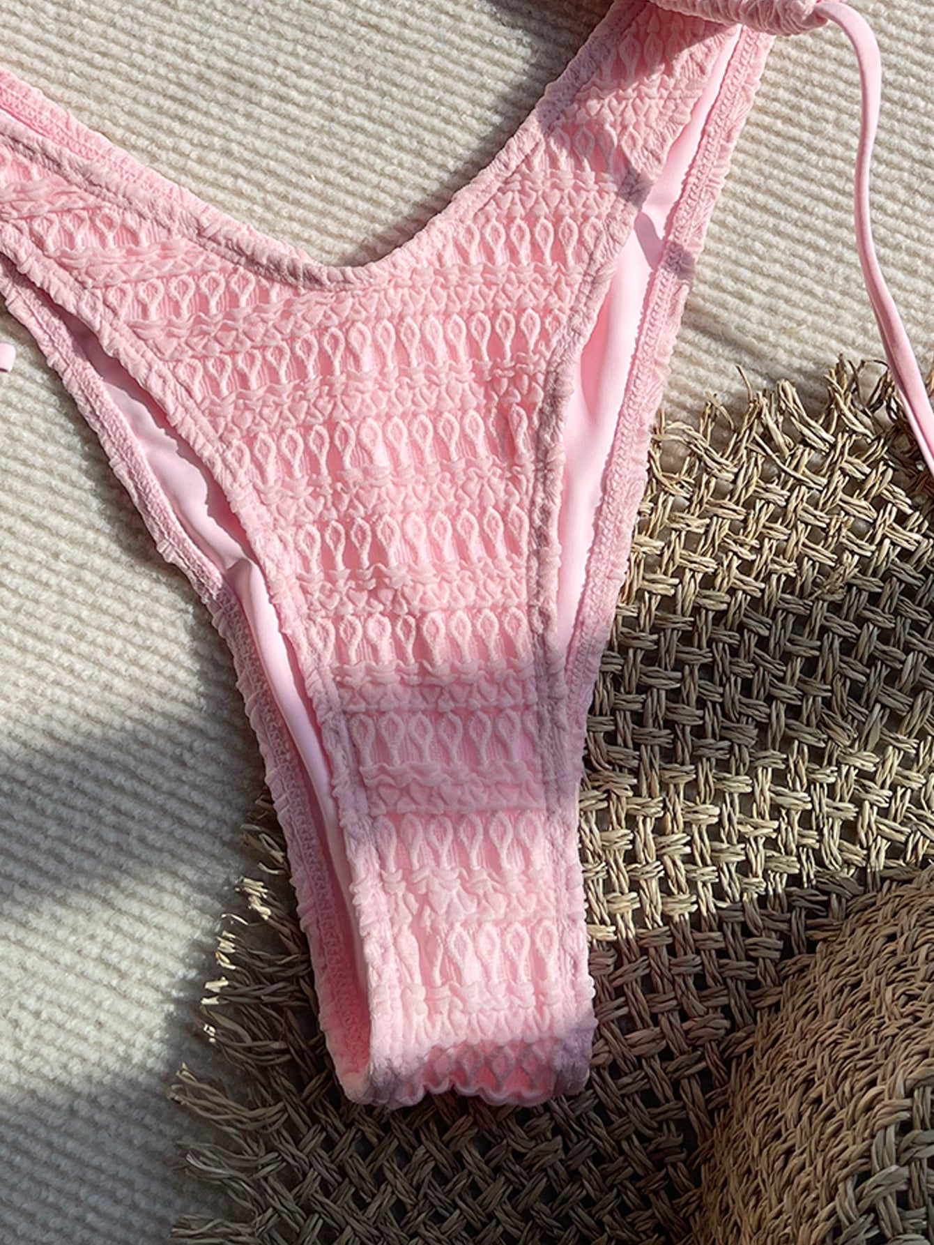 Biquíni Texturizado Halter Sexy