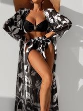 Biquíni Tropical Com Kimono