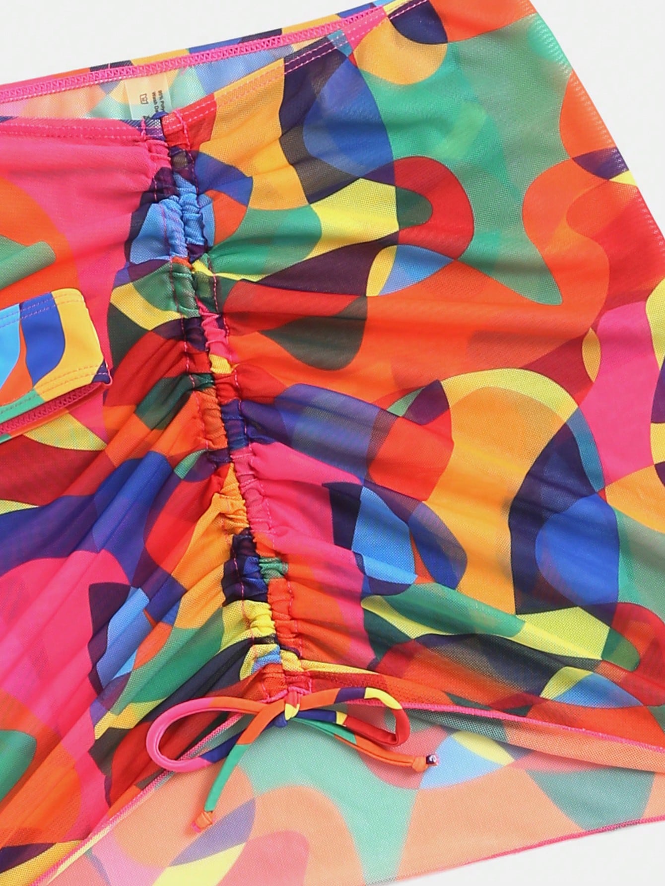 Biquíni Estampado Com Saia E Bandana