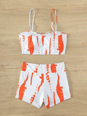 Biquíni Tie Dye Com Shorts