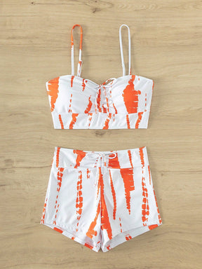 Biquíni Tie Dye Com Shorts