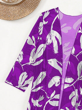 Biquíni Tropical Com Kimono
