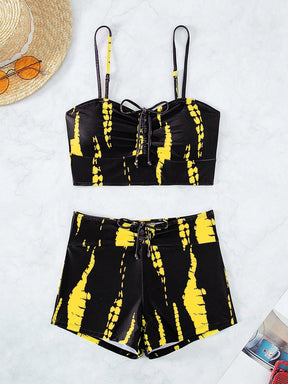 Biquíni Tie Dye Com Shorts