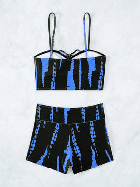 Biquíni Tie Dye Com Shorts