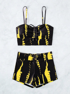 Biquíni Tie Dye Com Shorts