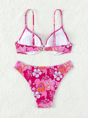 Biquíni Estampado Com Aro Tropical