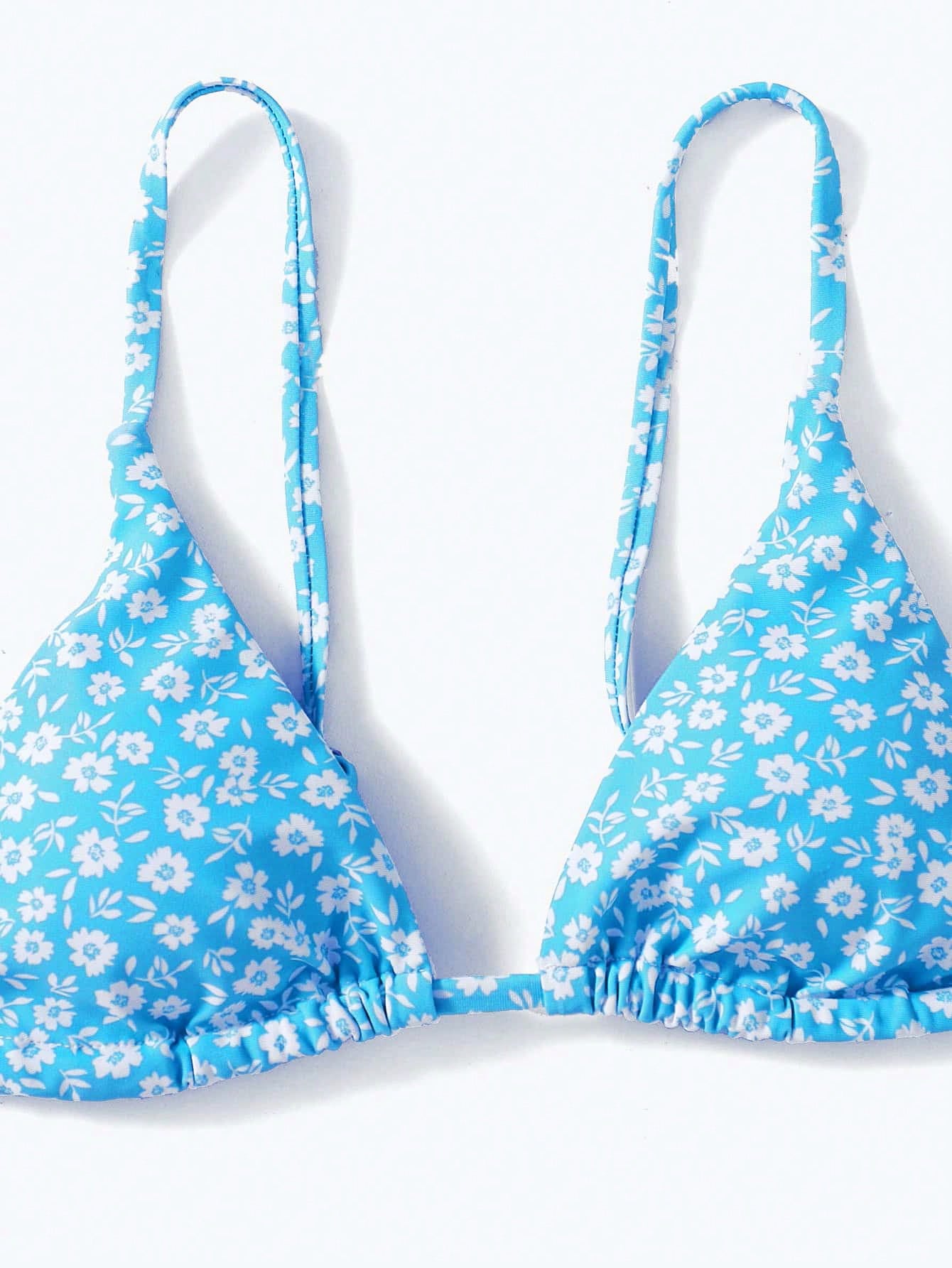 Biquíni Floral Com Laço Nas Costas