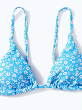 Biquíni Floral Com Laço Nas Costas