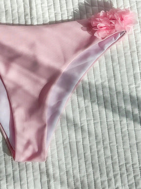 Biquíni V Com Detalhe Floral