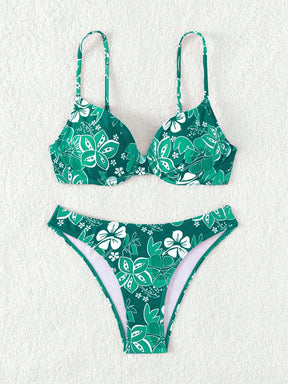 Biquíni Estampado Com Aro Tropical