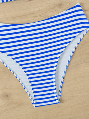 Biquíni Preto E Branco Estilo Verão