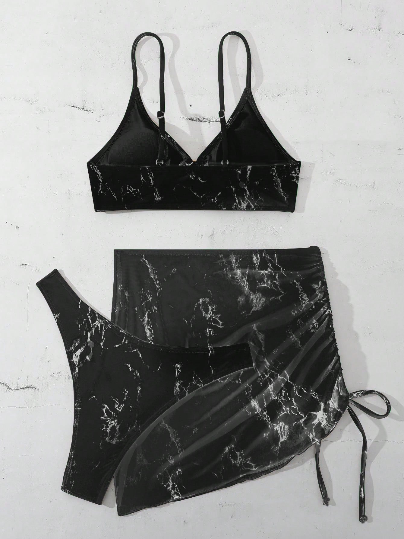 Biquíni Tie Dye Com Argola E Saia