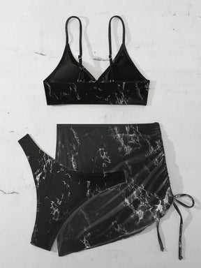 Biquíni Tie Dye Com Argola E Saia