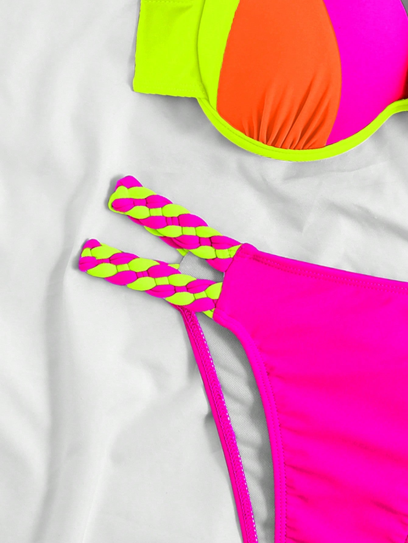 Biquíni Color Block Halter