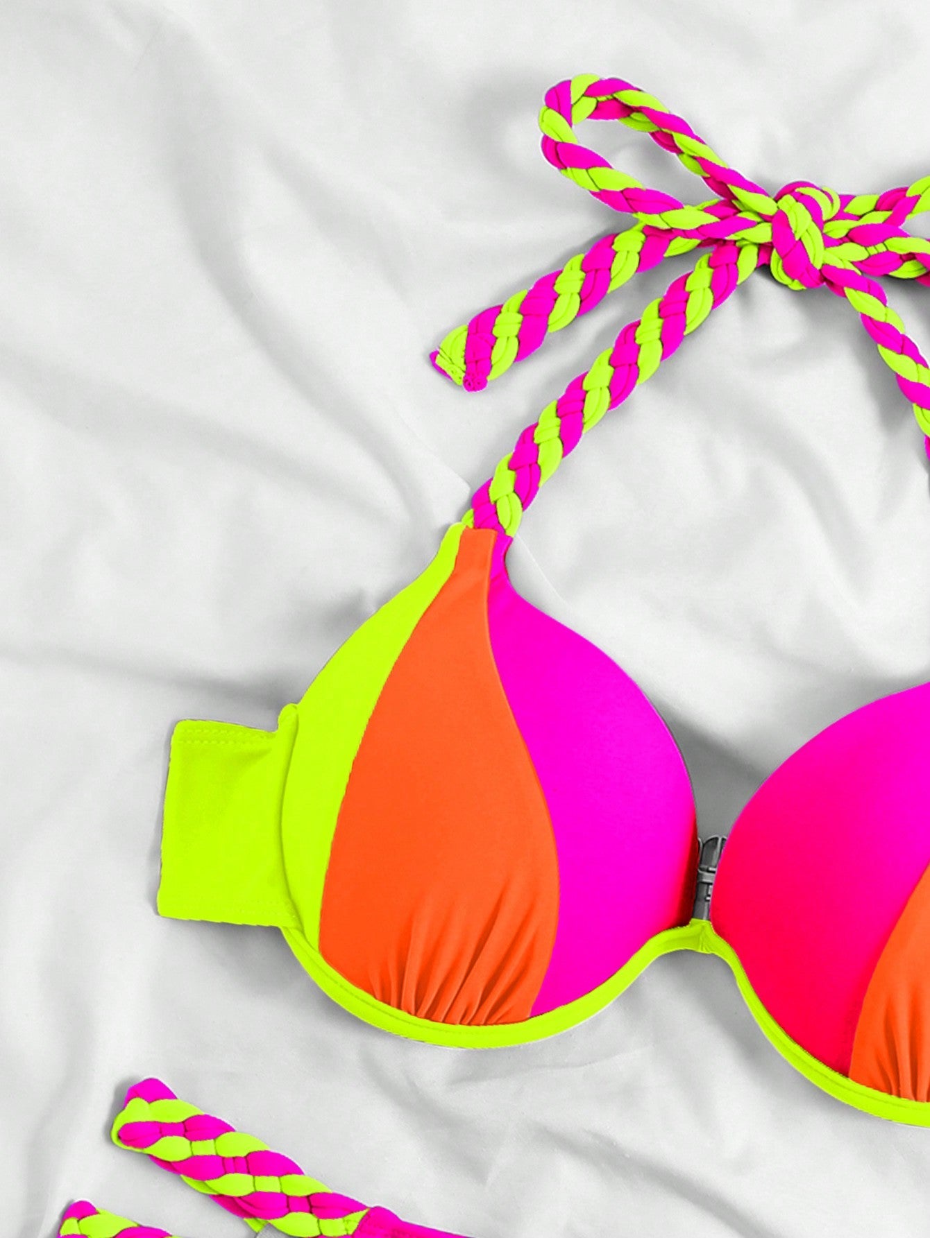 Biquíni Color Block Halter