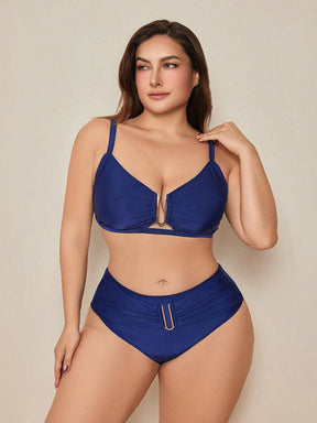 Biquíni Plus Size Com Cintura Alta