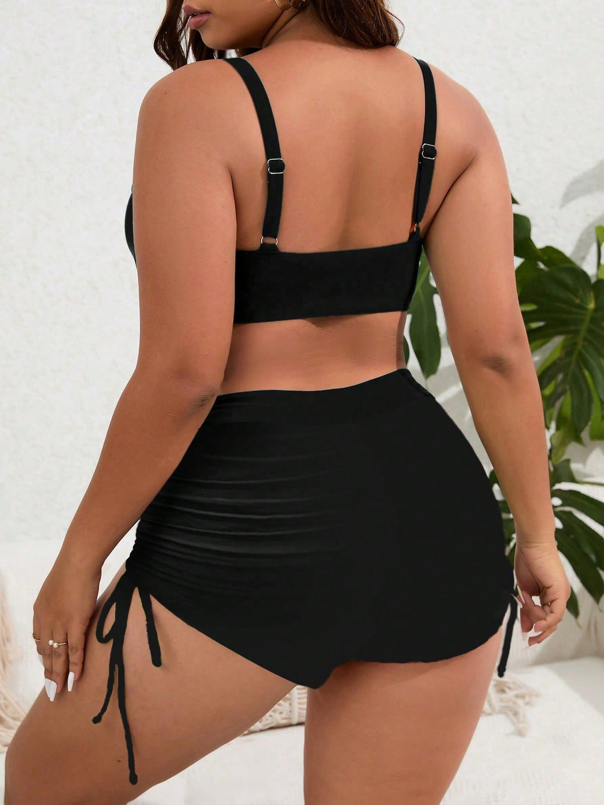 Biquíni Plus Size Tropical Com Bojo
