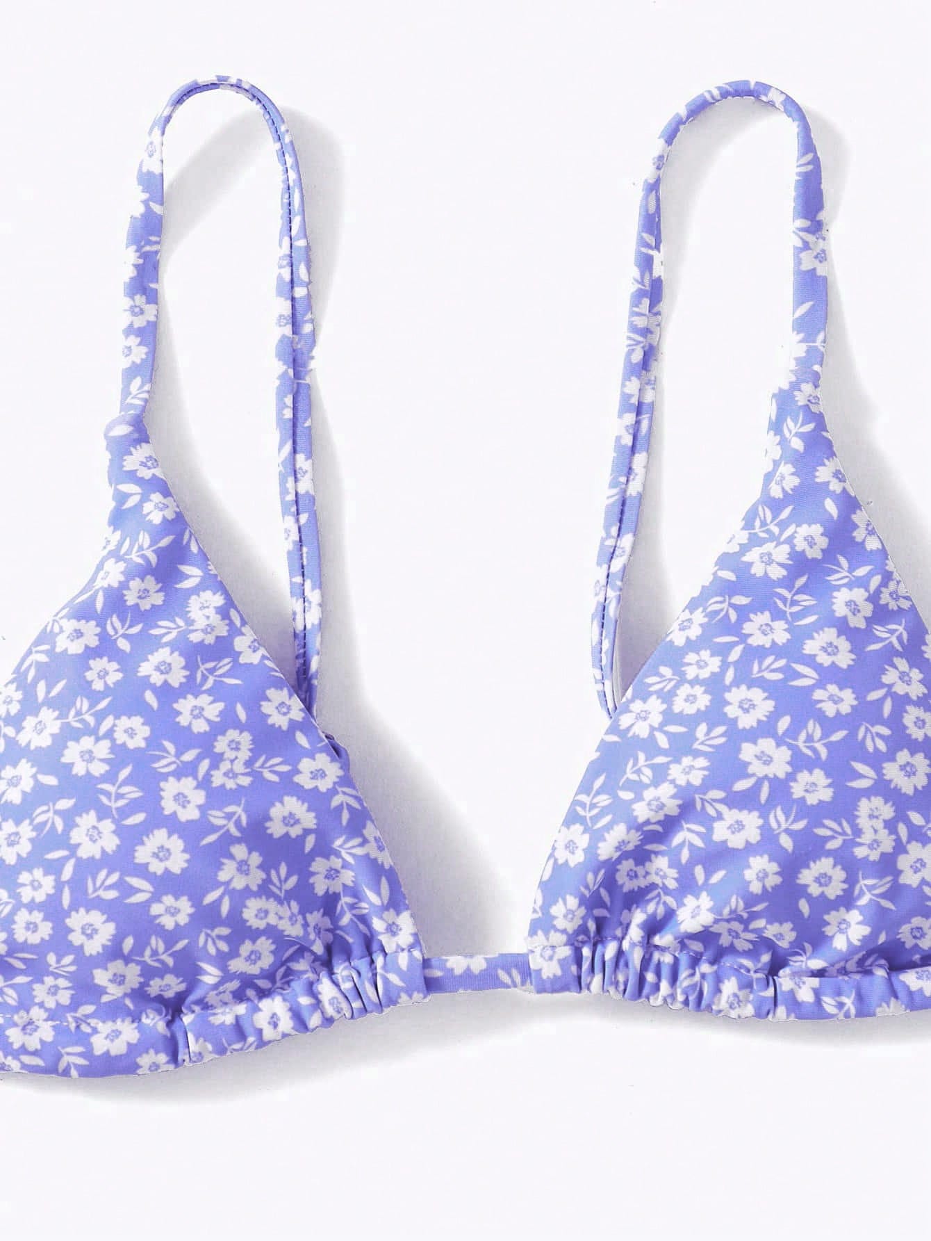 Biquíni Floral Com Laço Nas Costas
