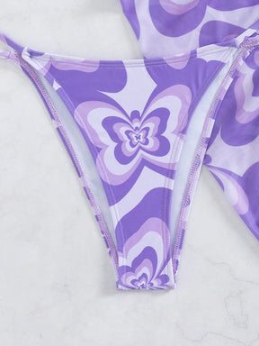 Biquíni Floral Com Saia Pareô