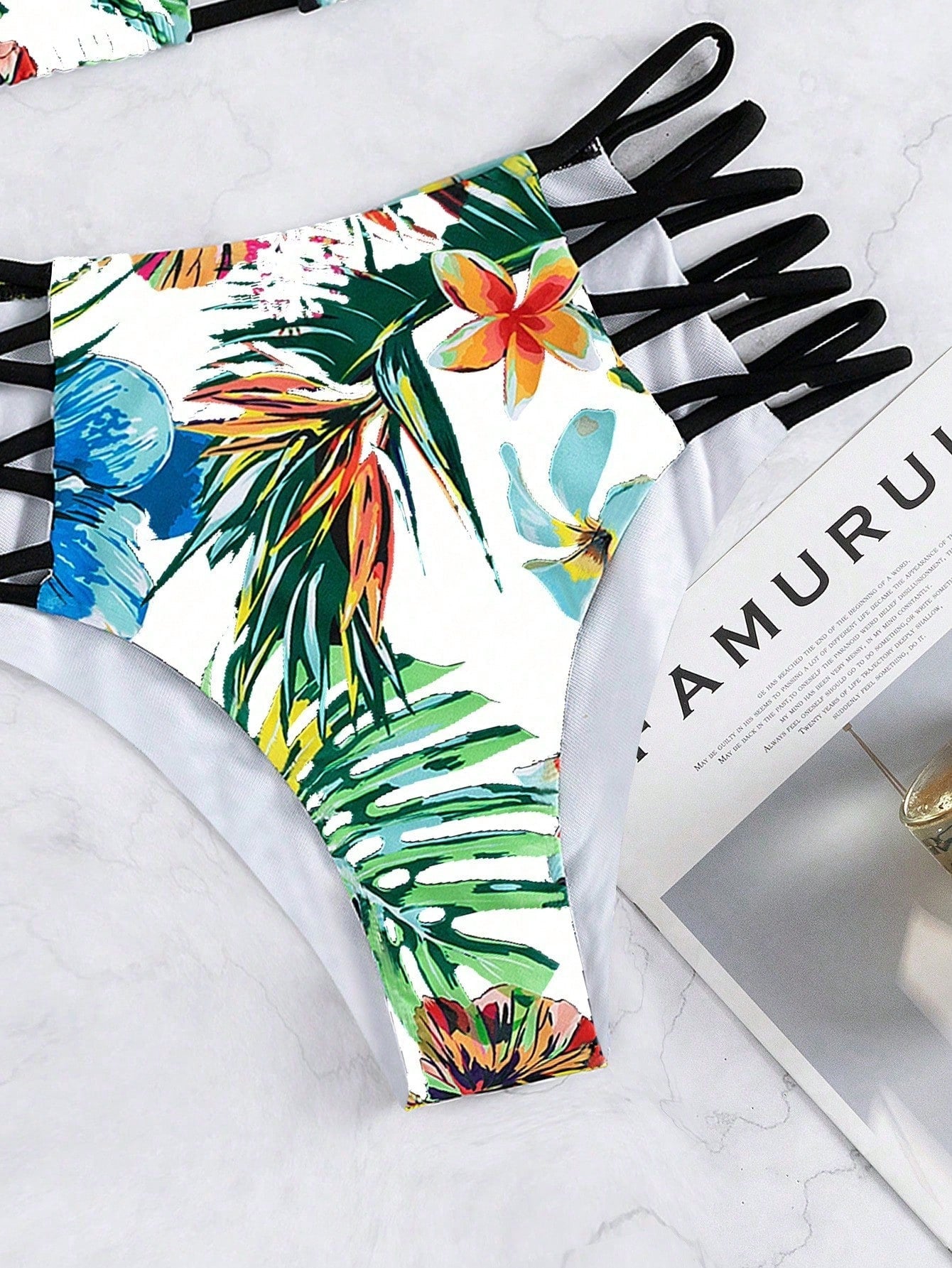 Tankini Floral Com Bojo E Alcinhas