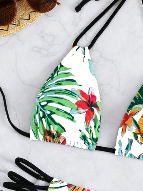 Tankini Floral Com Bojo E Alcinhas