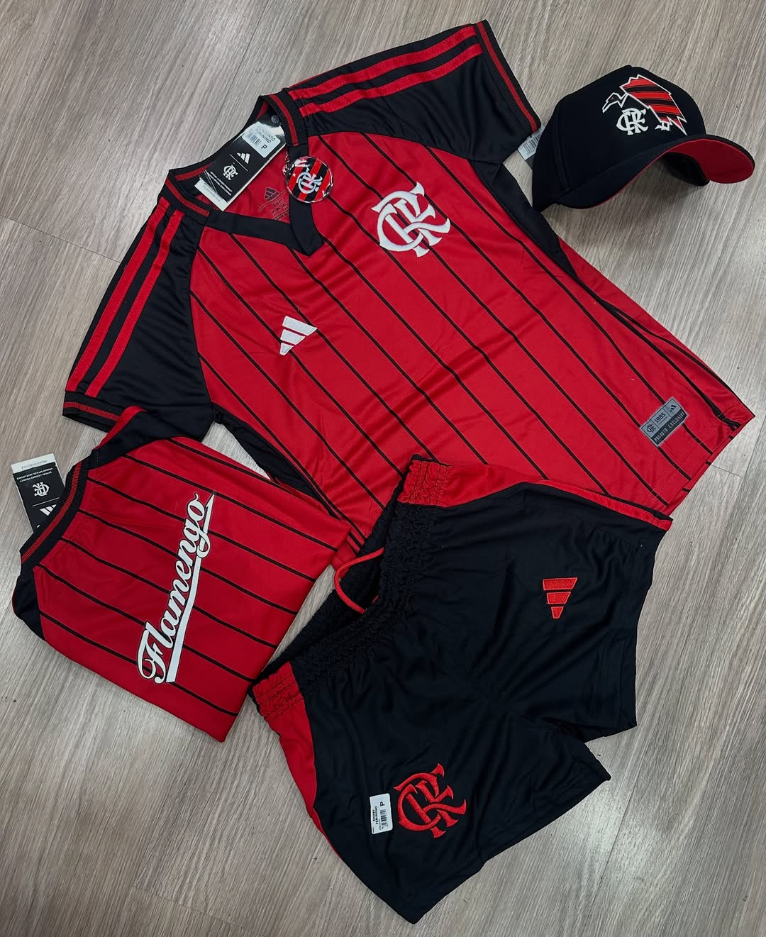 Conjunto Flamengo + Chapéu