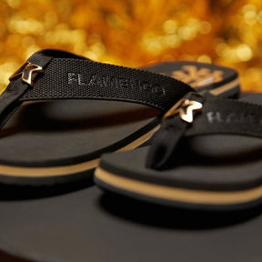 Chinelo Flamengo Gold
