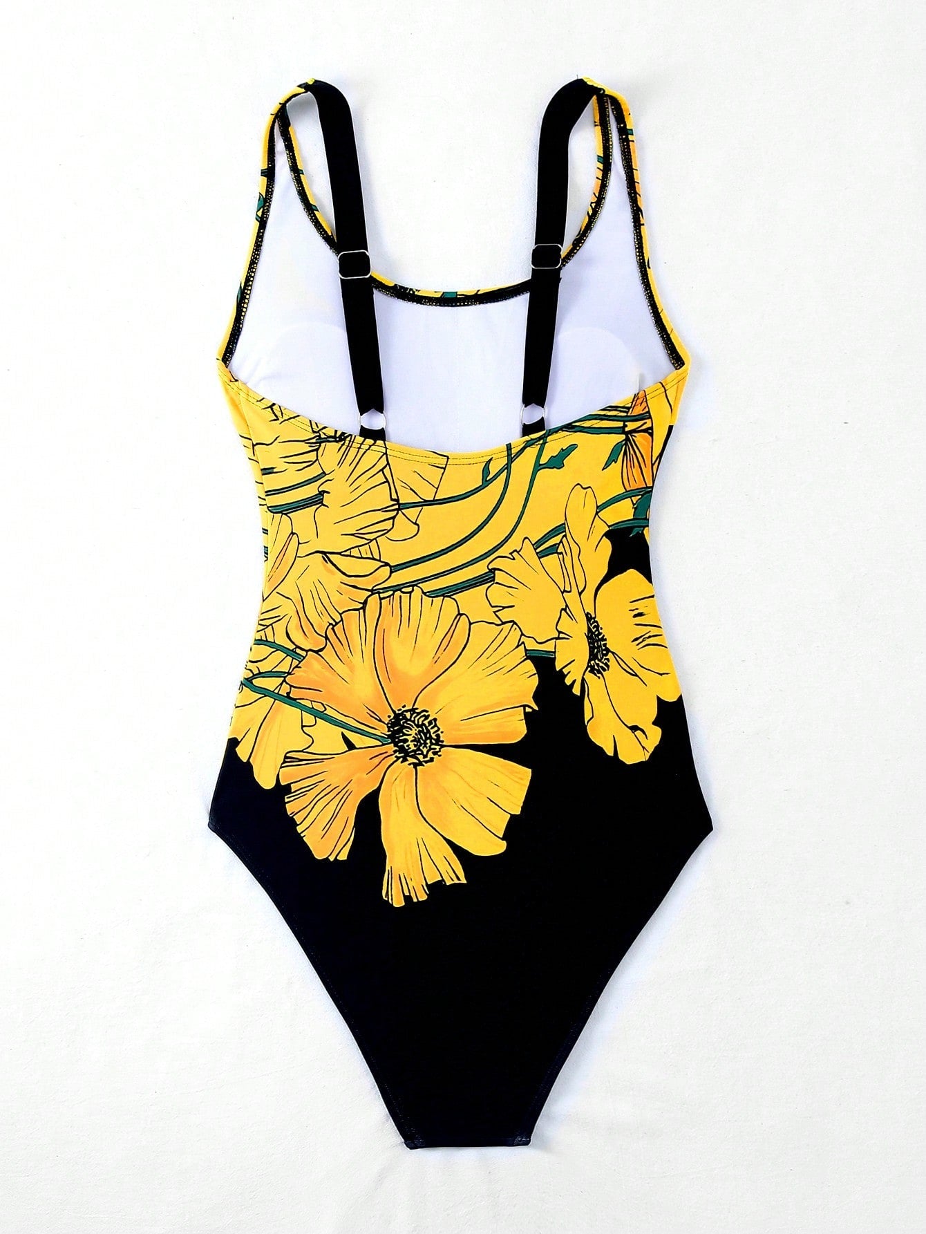 Maiô Floral de Uma Peça para Verão e Praia