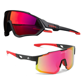 Kit Volcano + Windproof - Óculos de Sol para Corrida Ciclismo